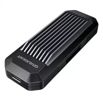 SSD-Gehäuse GRAUGEAR G-M202-AC-10G Schwarz M.2
