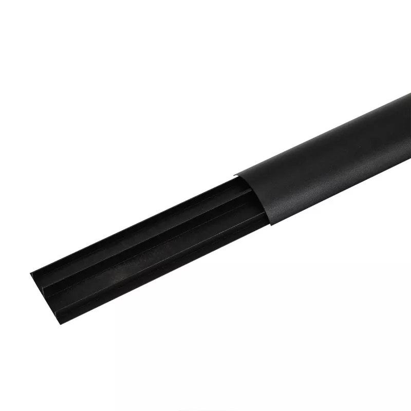 Kabelabdeckleiste Aluminium MACLEAN MC-814 B schwarz — Kabelkanalblende