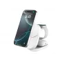Indoor-Ladegerät Belkin UltraCharge 25W Qi2 3in1 Magnetisches Ladegerät EU Weiß Rund