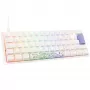Ducky One 2 Pro Mini Weiß Edition Gaming-Tastatur, RGB-LED - Cherry Silber