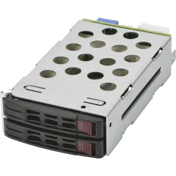 Trägerplatte Supermicro MCP-220-82616-0N 2x 5,25 Zoll Laufwerkschachtblende Schwarz Metallic