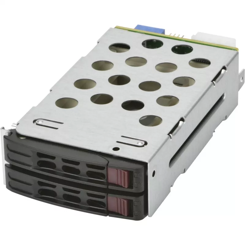 Trägerplatte Supermicro MCP-220-82616-0N 2x 5,25 Zoll Laufwerkschachtblende Schwarz Metallic