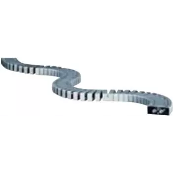 Bachmann Kabel Snake FLEX II – flexibler Kabelschlauch – 1 m – Silber
