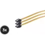 Internes PC-Kabel ShiverPeaks SCO 78246-0.5-Y3 50 cm gerade Metallfeder