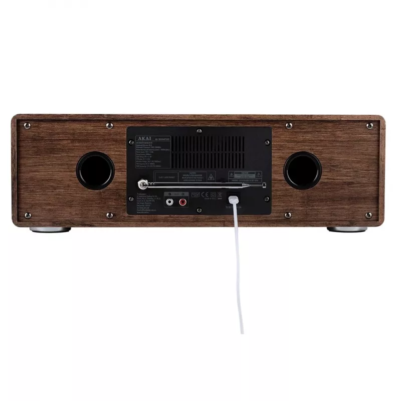 Micro-HiFi-System AKAI AM-100 RHAPSODY — kompaktes Audio-Mini-System mit integriertem Verstärker und CD-/USB-Wiedergabe