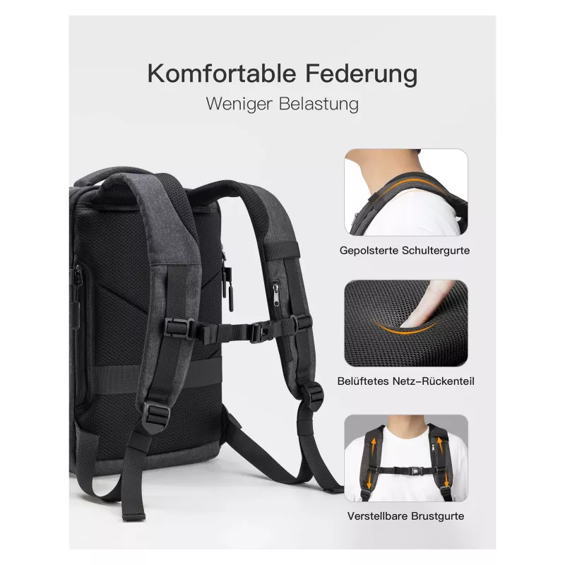 inateck notebook backpack 14 BP03006-14 schwarz