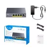 CUDY GS105P 5-Port Gigabit PoE+ Switch 36W