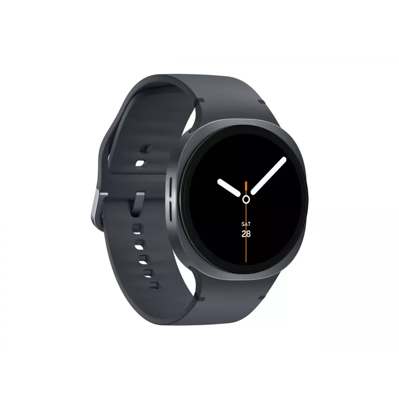Samsung Galaxy Watch 8 3,81 cm (1,5 Zoll) AMOLED 44 mm Digital 480 x 480 Pixel Touchscreen Graphit Wi-Fi GPS (Satellit)