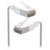 Netzwerkkabel Ubiquiti UACC-Cable-Patch-EL-C6A-15M-W RJ-45 Cat6a 15m Transparent Weiß