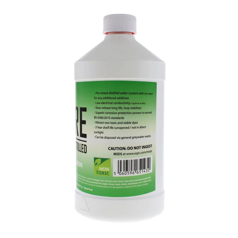 Kühlflüssigkeit XSPC Pure Coolant 1 L, grün UV-reaktiv, für PC-Wasserkühlungssysteme