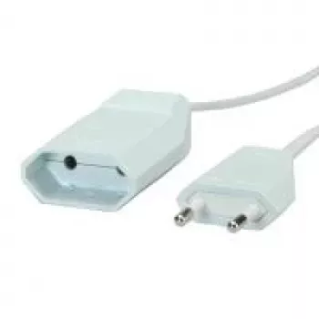 Netzkabel Bachmann 233.286 Weiß 5 m