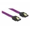 SATA-Kabel DeLOCK 83691 0,5 m SATA 7-Pin Violett