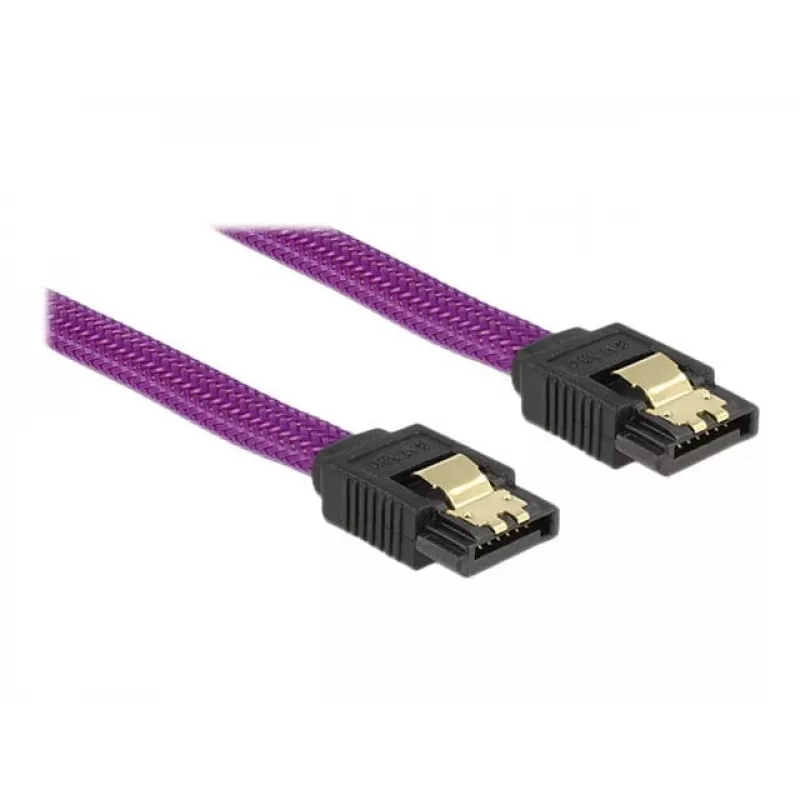 SATA-Kabel DeLOCK 83691 0,5 m SATA 7-Pin Violett