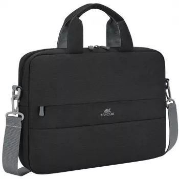 Laptop-Tasche Rivacase Prater 14 Zoll Schwarz 7522 – passend für 14-Zoll-Laptops, schlanke Schutzhülle
