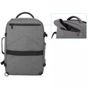 Rucksack Manhattan Rome Notebook Travel 43,9 cm (17,3 Zoll) Zwei Hüllen 40 L Hellgrau