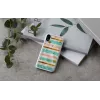 Handyhülle iKins für iPhone XR — mint-schwarze Schutzhülle