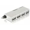 USB-Hub DeLOCK 87445 4-Port extern 480 Mbit/s Weiß