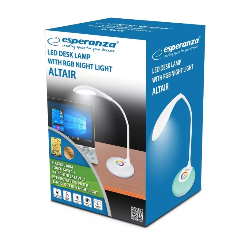 Esperanza ELD102 Tischlampe nicht austauschbare(s) Leuchtmittel 3 W LED Weiß