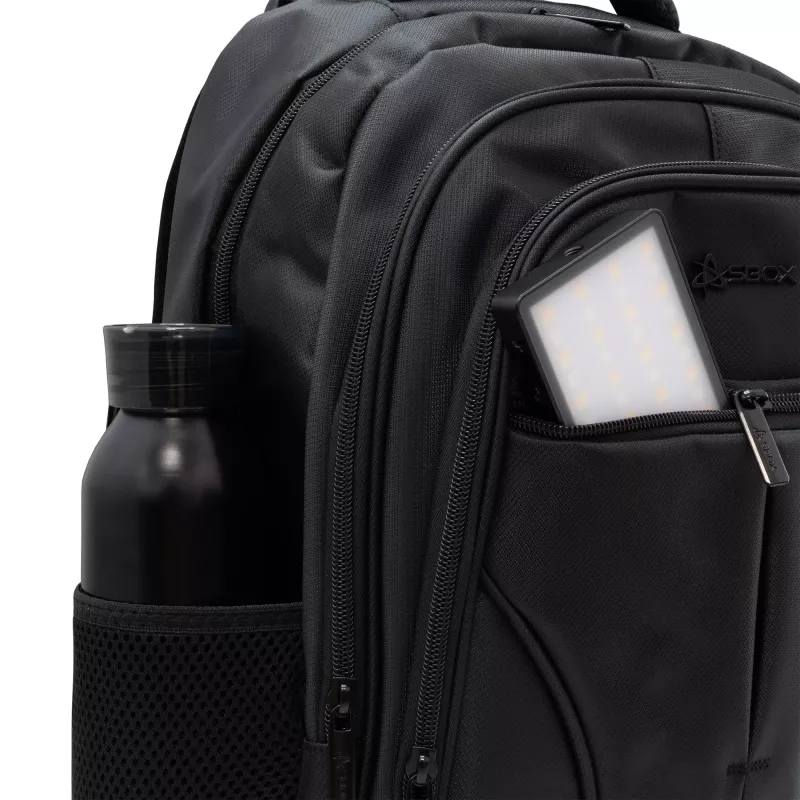 Rucksack SBOX Valencia 18 Schwarz – 18 Liter Volumen, schwarz