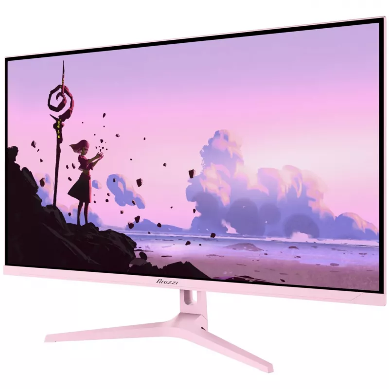 Computermonitor Arozzi Nova 32 Zoll (80 cm) 2560×1440 Quad HD LED 1 ms 16:9 Pink mit Lautsprechern und VESA