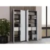 OLIV 2D CLOSED SHELVING UNIT, ANTHRACITE/Weiß SET