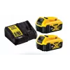 DeWALT DCS570P2-QW tragbare Kreissäge 18,4 cm Silber, Gelb 5500 U/min