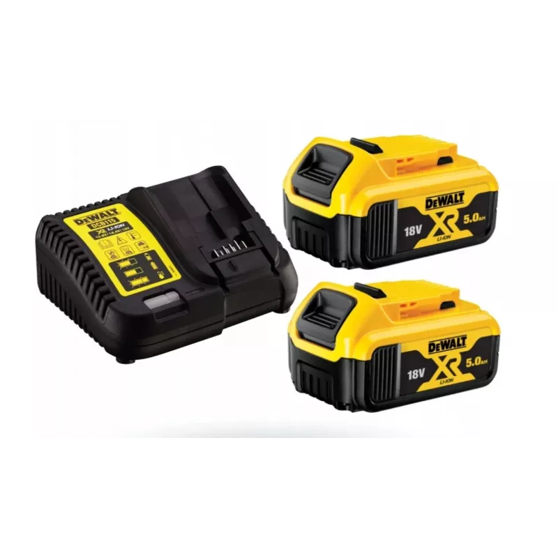 DeWALT DCS570P2-QW tragbare Kreissäge 18,4 cm Silber, Gelb 5500 U/min