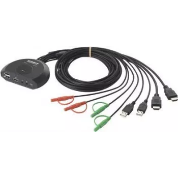 SP-KVM-210 KVM-Konsole HDMI Tastatur 4096 x 2160 Pixel (SP-10105820)
