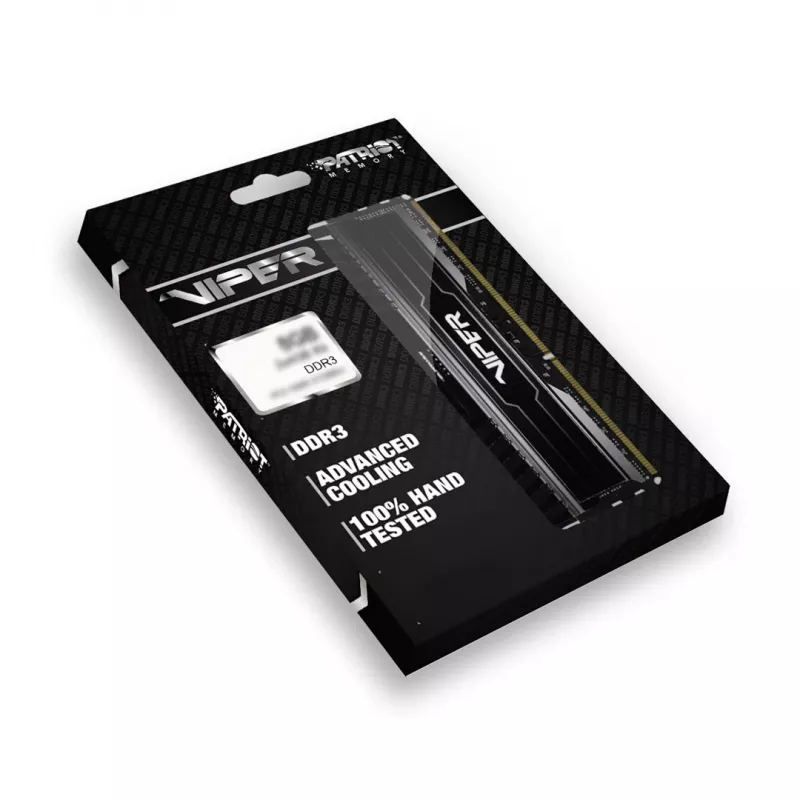 Patriot Viper 3 Black Mamba PV38G160C9K Arbeitsspeicher 8 GB (2x 4 GB) DDR3 1600 MHz CL9 DIMM, Schwarz