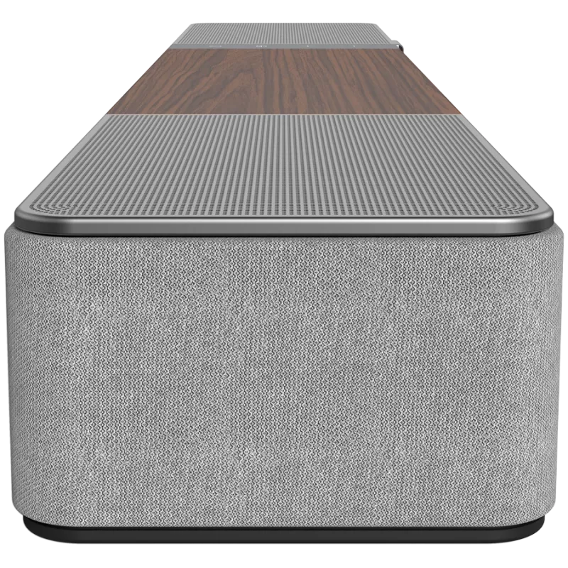 Soundbar KLIPSCH Flexus CORE 100 — 2.1 Kanäle, 100 W, integrierter Subwoofer, Grau/Walnuss