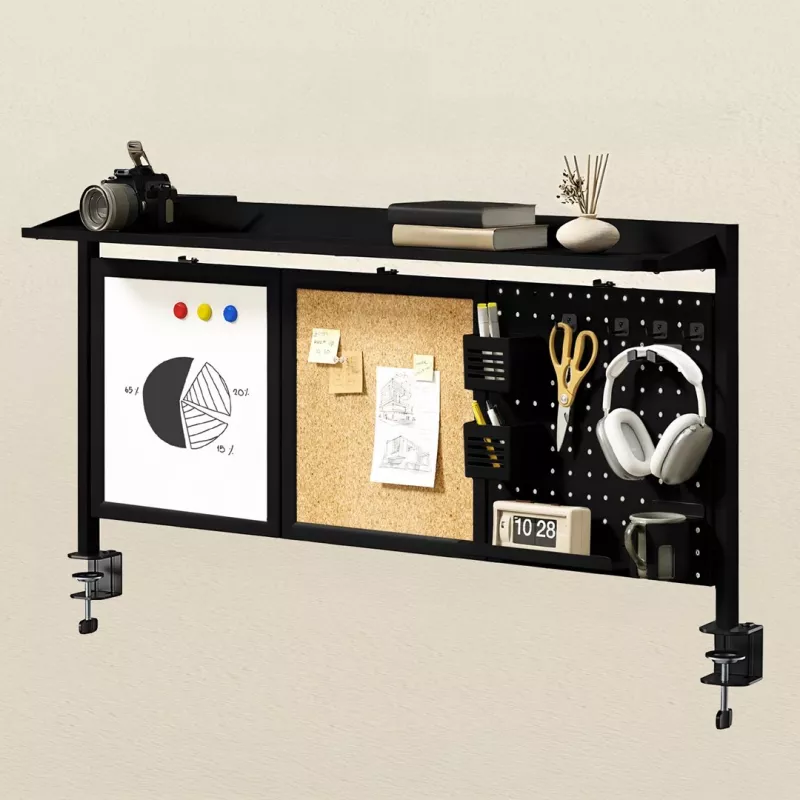 Schreibtischtrennwand ergo office ER-300 B, Breite 1250 mm, max. Belastung 10 kg