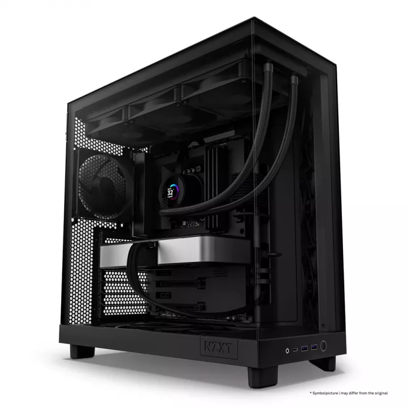 NZXT H6 Flow Midi-Tower - Schwarz