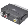 SpeaKa Professional RCA / SCART Adapter [3x RCA-Buchse - 1x SCART-Stecker] Schwarz (SP-7869904)