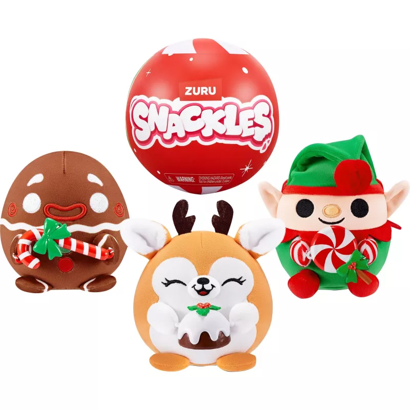 Spielfigur Zuru Snackles Christmas – Überraschungs-Sammelblindbox, sortierte Einzelfigur