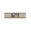 MALWA 140 TV-Schrank, Artisan-Eiche/Kaschmir