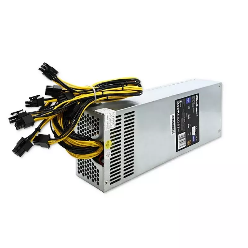Qoltec 50177 PCI-E-Netzteil Smart 1600W | 80 Plus Gold - Data Mining