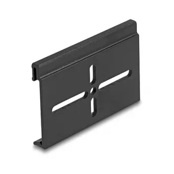 Montageset DeLOCK 67145 Schwarz Aluminium