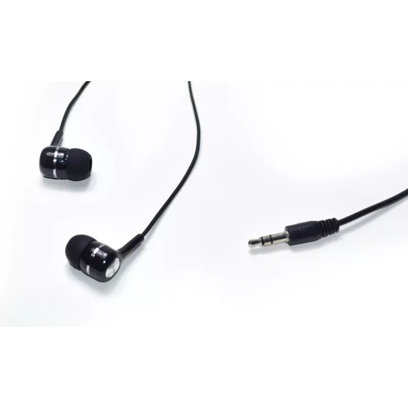 Kabelgebundene In-Ear-Kopfhörer VAKOSS LT-437EX, binaural, 3,5 mm, 1 m Kabel, 32 Ω, 20–20000 Hz, geschlossen, schwarz