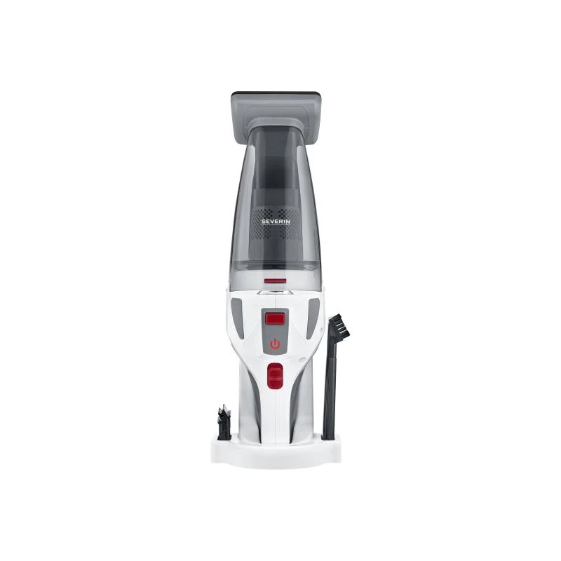 Severin HV 7146 Stabstaubsauger/Elektrobesen Akku Trocken & Nass UltraFine 120 W Grau, Rot, Weiß 2,2 Ah