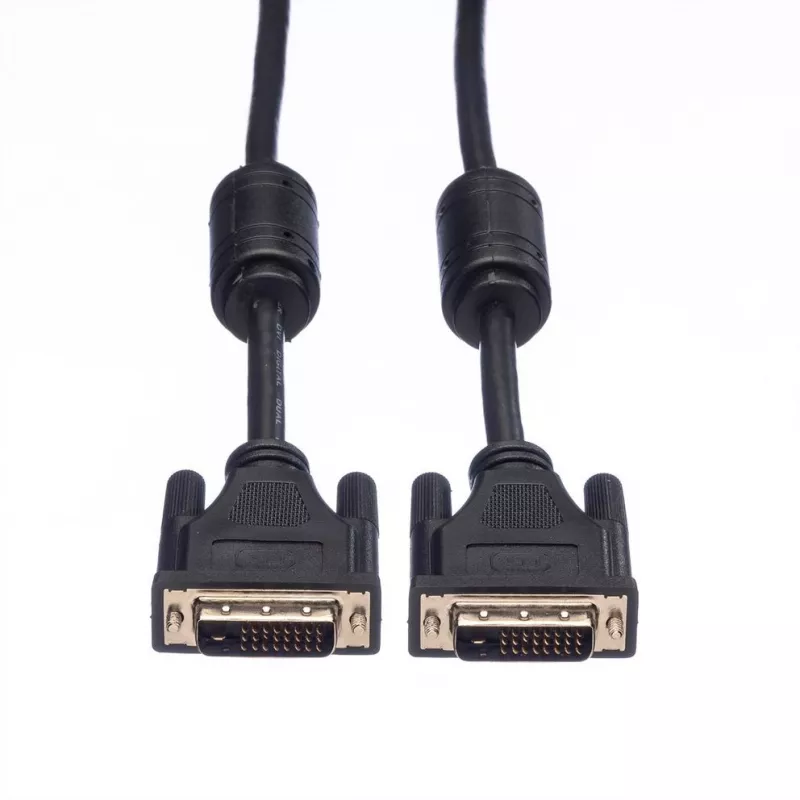 DVI-Kabel ROLINE DVI (24+1) Dual Link M/M 7,5 m