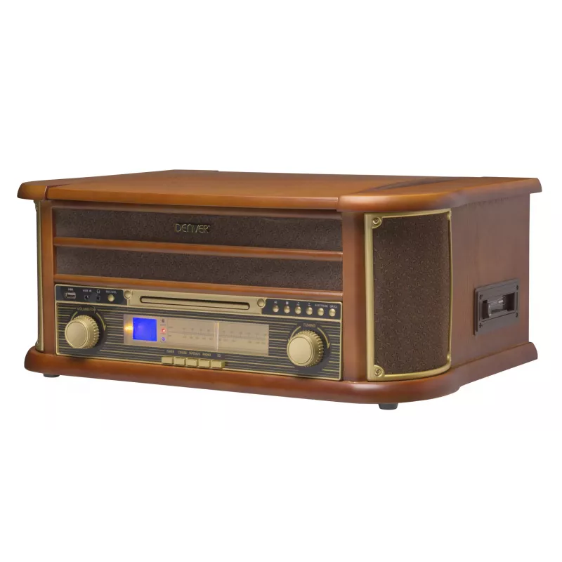DENVER MCR-50 MK3 Verstärker Kassette CD/MP3-Player Digital-Player Plattenspieler Radio Digital-Recorder 5 Watt