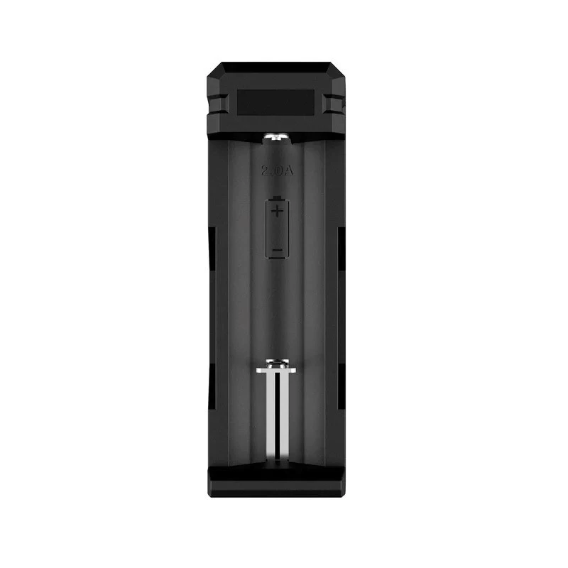 Akkuladegerät XTAR SC1 Einzelschacht USB-C für Li-Ion 18650 Zellen, 1 Schacht, schwarz