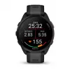 Garmin Forerunner 165 Music - Schwarz - Sportuhr mit Armband - Silikon - Schiefergrau - Handgelenkumfang: 126–203 mm - Anzeige 3 cm (1.2) (010-02863-30)