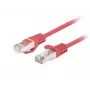 Patchkabel LANBERG PCF6-20CC-0100-R RJ45 Cat.6 1M Rot