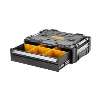 Werkzeugkoffer DeWalt DWST08510-1 — Aluminium- und Kunststoffkonstruktion, Schwarz/Gelb