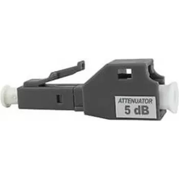 BlueOptics Glasfaser-Dämpfungsglied für Multimode (850nm), Dämpfung: 5dB, LC-UPC Simplex, Keramik-Ferrule, RL über 45dB, IL unter 0,1dB, -40°C bis +75°C (SFA21XK5)