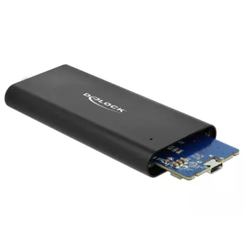 Delock - Speichergehäuse - M.2 - M.2 NVMe-Karte - USB 3.1 (Gen 2) - Schwarz (42614)
