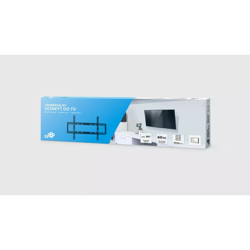 TV-Wandhalterung TB-750 bis 80 Zoll 60 kg max VESA 600x400