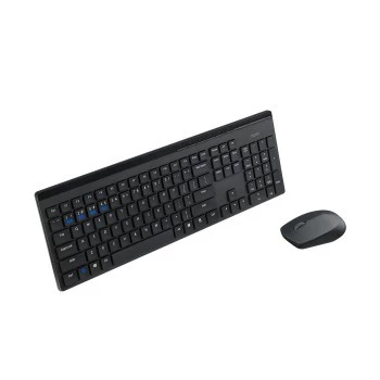 Rapoo 8110M kabelloses Multi-Mode Tastatur-Maus-Set, Schwarz