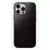 Handyhülle Nomad Modern Leather Case für iPhone 16 Pro Max, 6,9 Zoll (17,5 cm), schwarz, Leder+PC+TPU